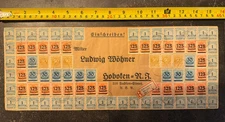 Stunning 1923 Germany Weimar Inflation Oversize Cover Wilhelshaven to Berlin 4