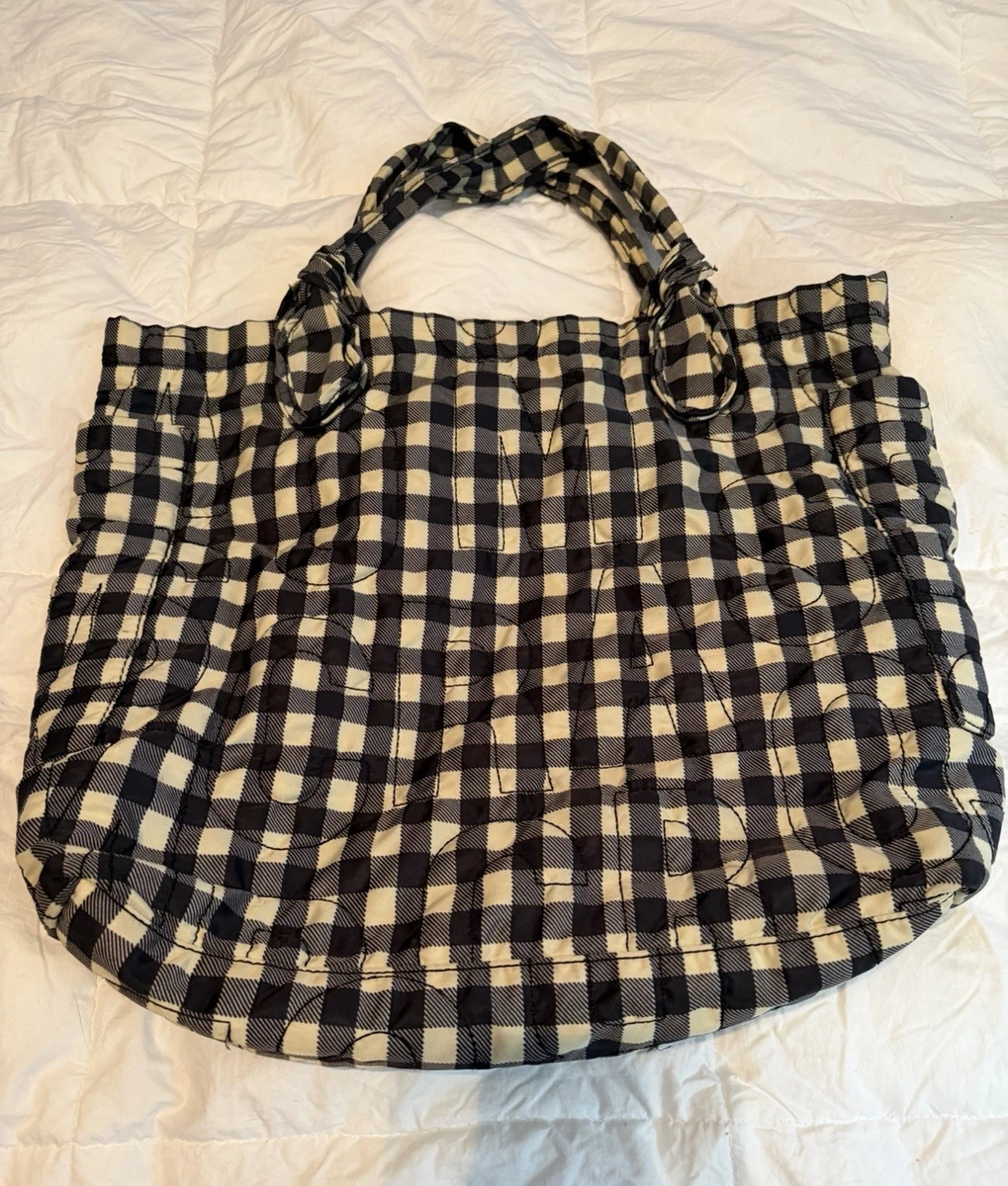 Marc by Marc Jacobs Navy & White Check Canvas Backpack Crossbody Marc Jacobs Women main image 3