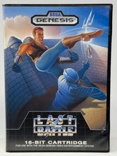 Last Battle (Sega Genesis, 1990) Authentic w/ Case & Manual - Tested & Working