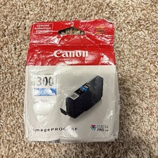 Canon LUCIA PRO PFI 300 Cyan Ink for imagePROGRAF PRO 300 Printer 1 Count