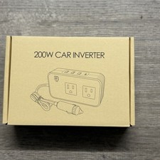 200W Car Power Inverter 12V to 110V 120V Converter Adapter Charger RV. A-1