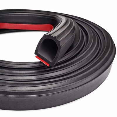 D Shape Door Rubber Seal   Weather Stripping for Truck Camper Doors, 1 Inc