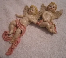 Nursery Decor House of Lloyd Angels Wall Hanging Baby Cherubs Decor 1998 READ