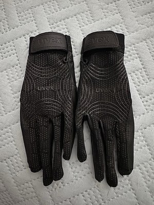 UVEX Ceravent Riding Gloves, Black, Size 7. New, without tags.