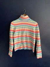 Ralph Lauren Wool And Angora Rainbow Sweater Women’s M