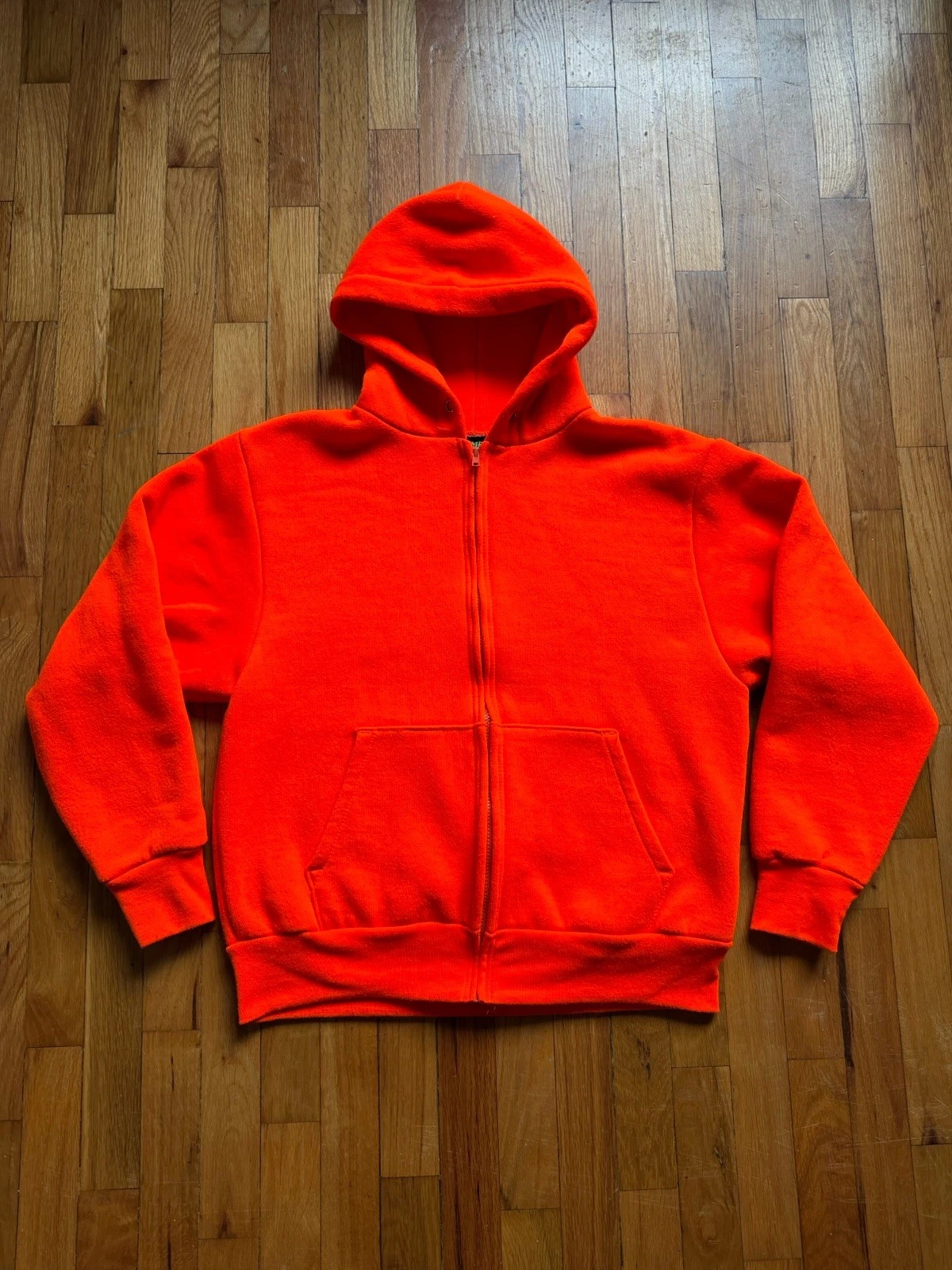 Camber Vintage Thermal Lined Zip-up Hoodie Orange Size M Made In USA
Opens in a new window or tab