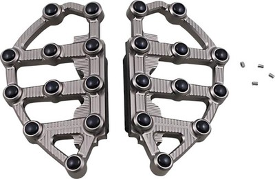 AN MX Grip  Passenger Floorboards Ti for Road King Special 17-24