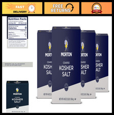 Coarse Kosher Salt 48 oz 3 lb - 4-Pack, Perfect for Cooking  Baking Essential