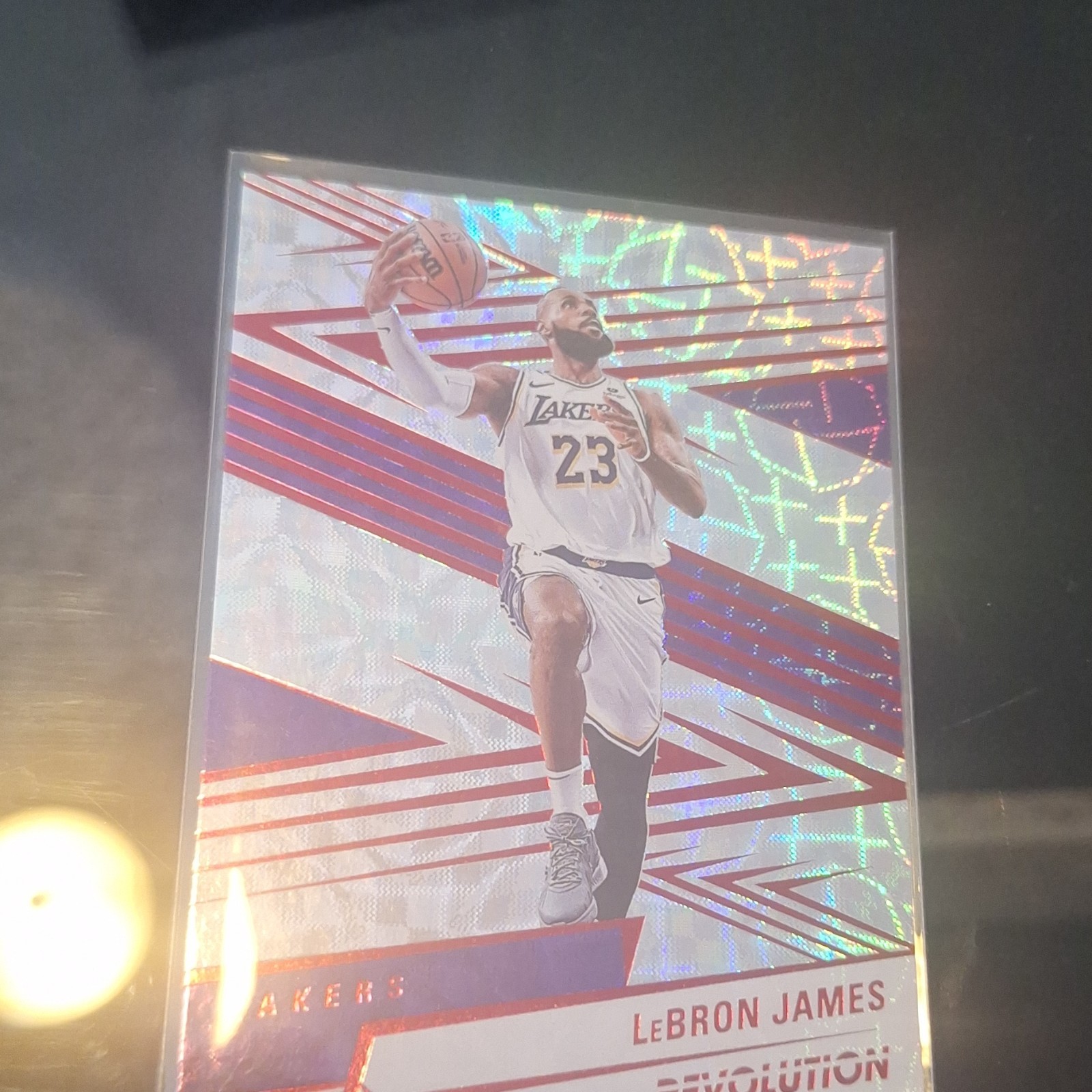 2024-25 Panini Revolution LeBron James #31 Red Scope /135 Los Angeles Lakers