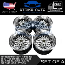 Set of Staggered 18"x 9"/10" ET:22 (5x114.3) VSXV Work Style Wheels Rims CB:73.1