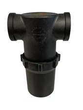 TerreMax Smart Series Black Poly In Line T Strainer 1-1/2" FNPT - LST15050