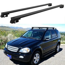 For Benz ML W163 W164 W166 Dachgepäckträger mit Querträgern und erhöhten Reling For Benz ML W163 W164 W166 Dachgepäckträger mit Querträgern und erhöhten Reling