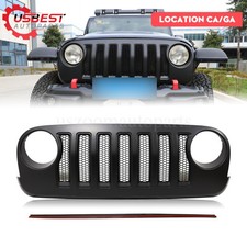 Jl Style Front Bumper Grille Mesh Grill For 2007-2017 Jeep Wrangler Jk Jku Jl Style Front Bumper Grille Mesh Grill For 2007-2017 Jeep Wrangler Jk Jku