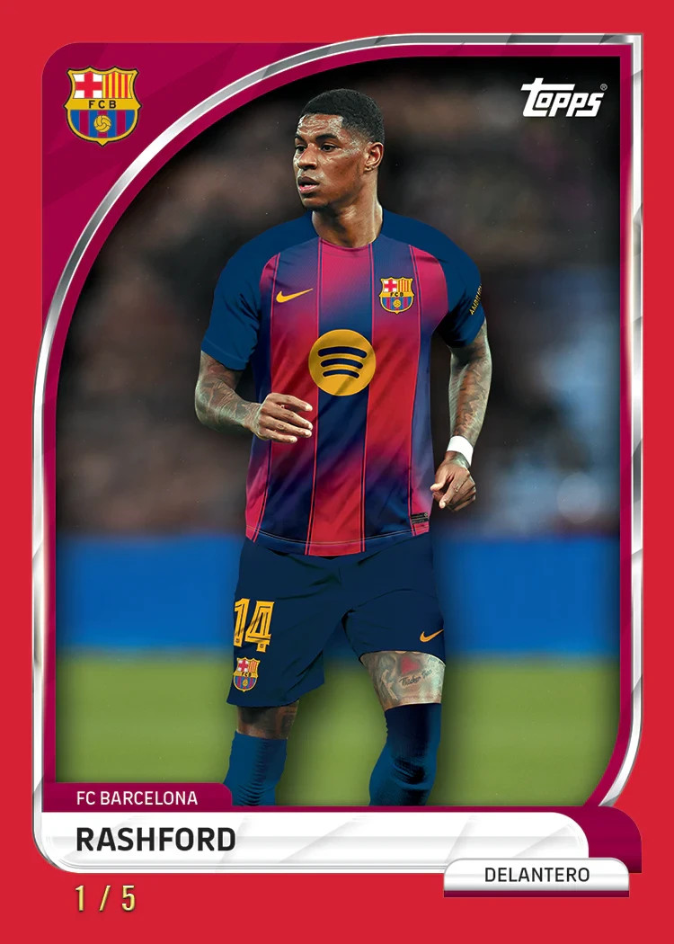 2025-26 Topps FC Barcelona Collectors Tin (35 Cards) (3 LE + 2