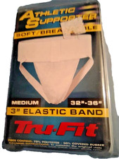 Vintage jockstrap see-thru mesh Tru-fit athletic supporter Medium M