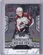 2019-20 Upper Deck Exquisite Hockey Cale Makar Rookie #241/299