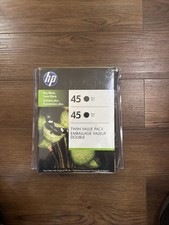 1 Genuine OEM HP 45 Black Ink Print Cartridge 51645A Sealed Expired Only One