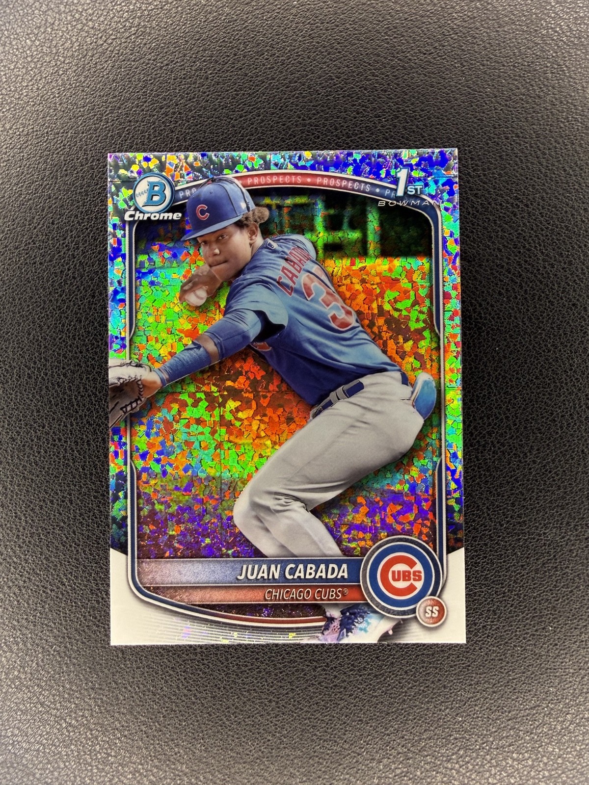 2025 Bowman Chrome - #BCP-207 Juan Cabada 1st Bowman Mini Diamond Refractor
