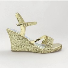 Women's Pageant Dress Evening  Party Shoes size 6 Gold
