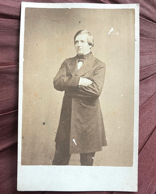 Antique 1800s CDV Photograph Photo Charles Dana Gibson Girl Artist Beebe Family
