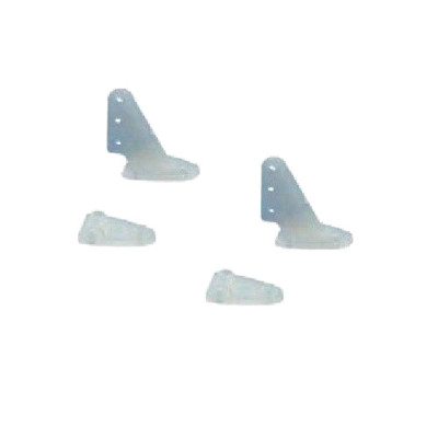 RC REPLACEMENT EXTRON X0803 RUDDER HORNS 2 PIECES 13.5X16mm VE 2ST 
