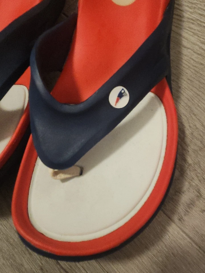 NUEVOS PATRIOTAS DE INGLATERRA SANDALIAS CHANCLAS JALEA HAWAIANA W10/M8 Foto 4 de 4