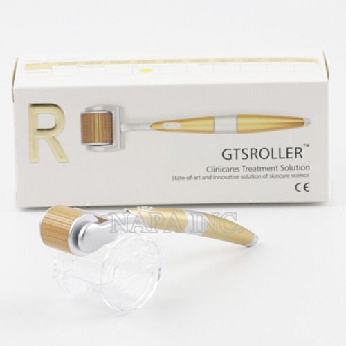 DermaRoller 192 Pins Titanium Derma Roller Anti Acne Scars Wrinkles Skin Care - Picture 7 of 12