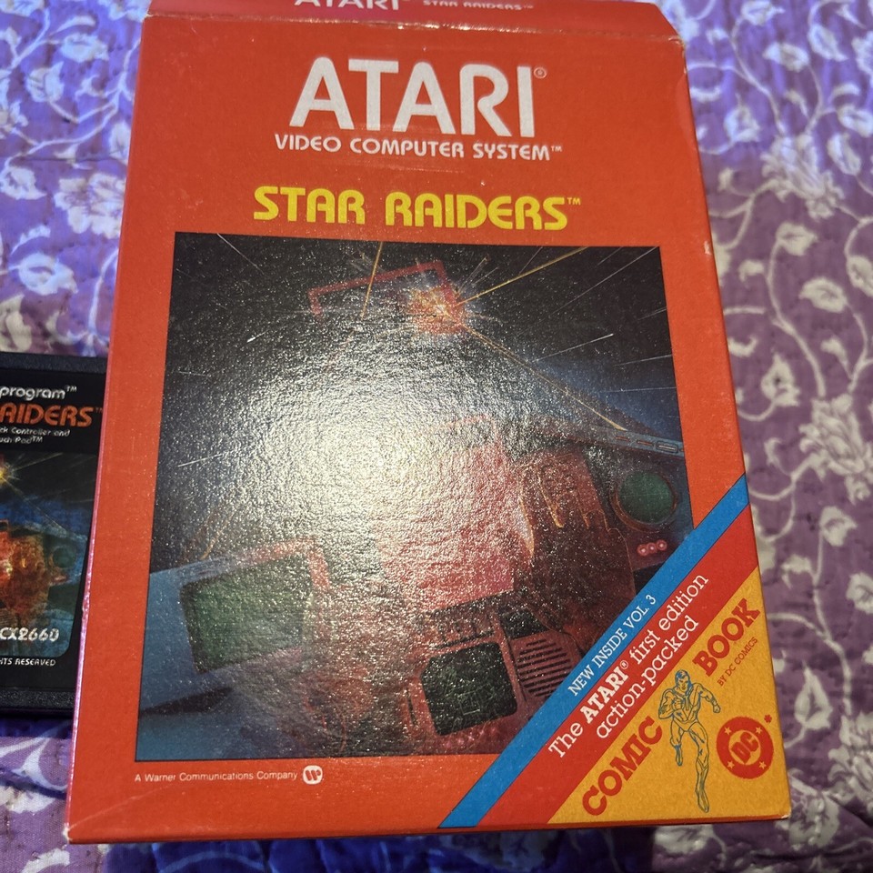 Star Raiders Atari 2600 With Video Touch Pad Box Manual Game eBay