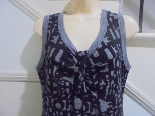 GABRIELLA FRATTINI SIZE 12 Black Grey Pattern with Centre Pleat DRESS # - Picture 2 of 3