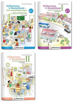 Sicher in die Grundschule - Sparpaket: Deutsch als Zweitsprache (3 Hefte) | Buch