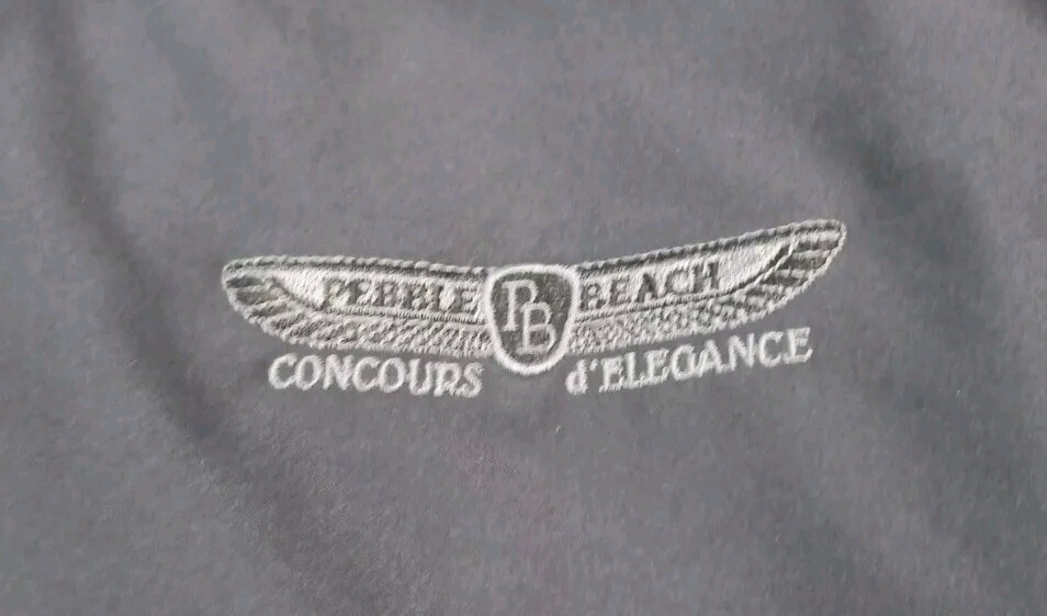 Veste Grise PEBBLE BEACH CONCOURS D'ELEGANCE - Marque Cutter & Buck, Taille XL, Occasion