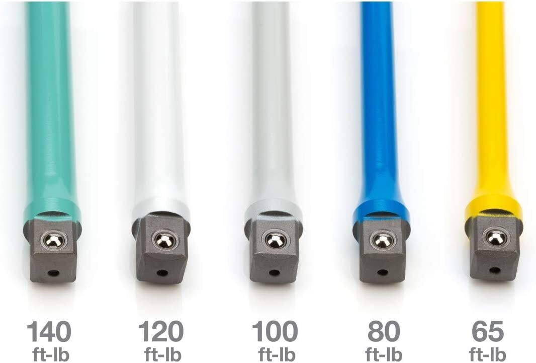 1/2" Drive Torque Limiting Stick Extension Bar Set for Tightening Wheel Lug Nuts eBay