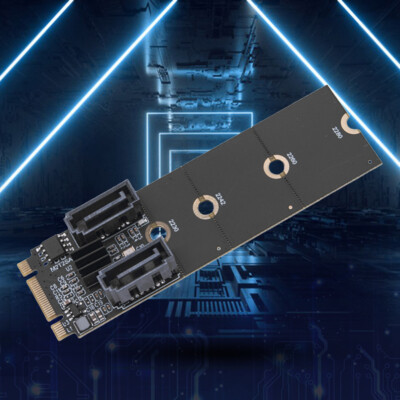 NGFF M2 NVME To SATA3.0 Converter JMB582 Chip Adapter PCIE NVME To Dual SATA 3.0