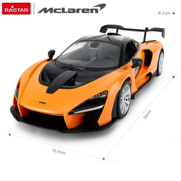 Authentic Licensed McLaren Senna 1:14 Scale Remote Control Car Red Or Orange - Image 4 of 4