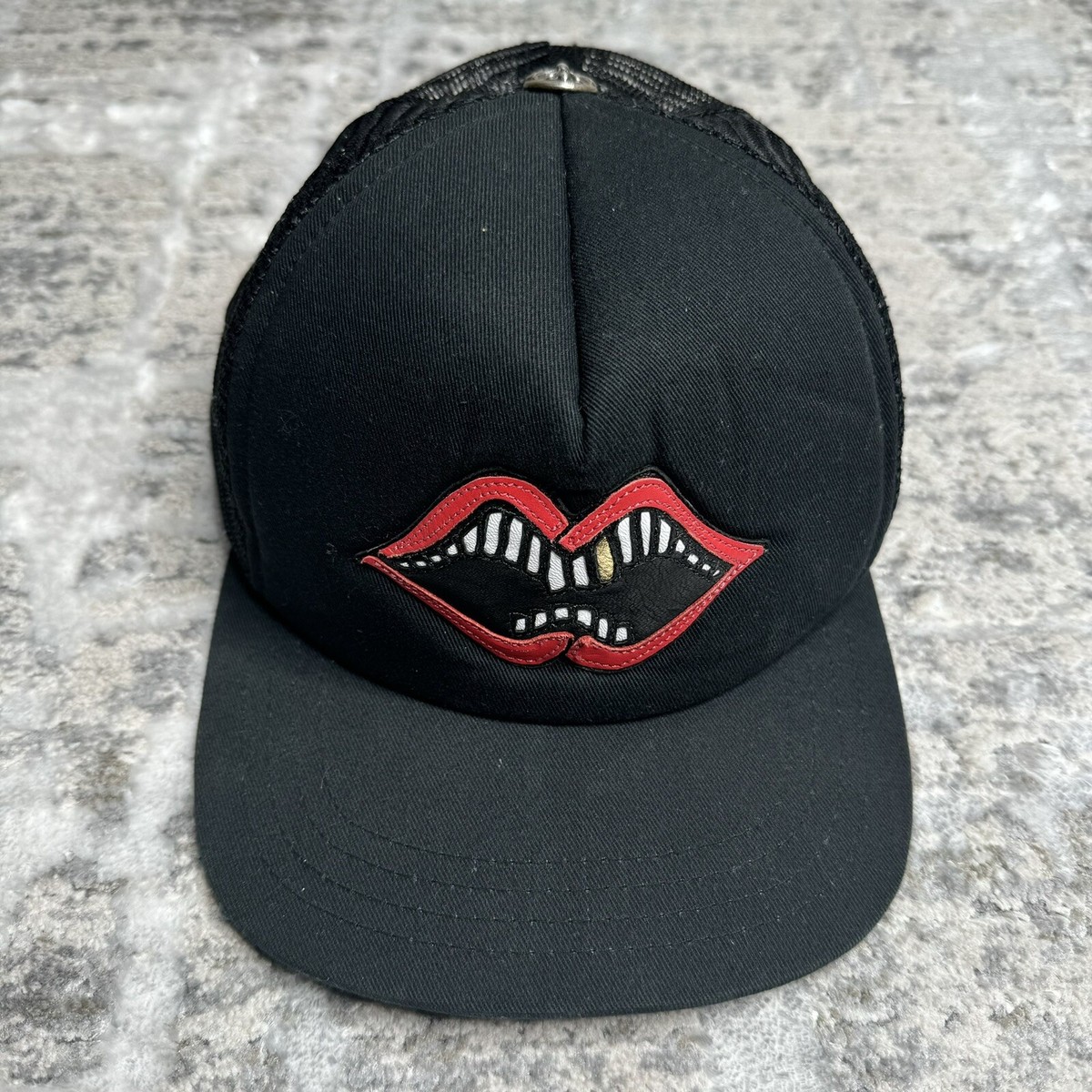 Chrome Hearts Matty Boy Chomper Leather Patch Trucker Hat | eBay Chrome Hearts Matty Boy Chomper Leather Patch Trucker Hat | eBay