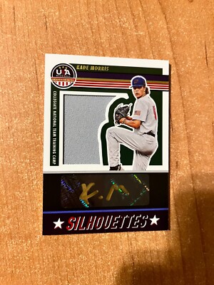 2023 Panini Stars & Stripes - Kade Morris - Silhouettes Black Gold Auto /75