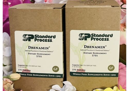 Standard Process, 2 Standard Process, Drenamin, 270 Tablets. Best By: 07.13.26