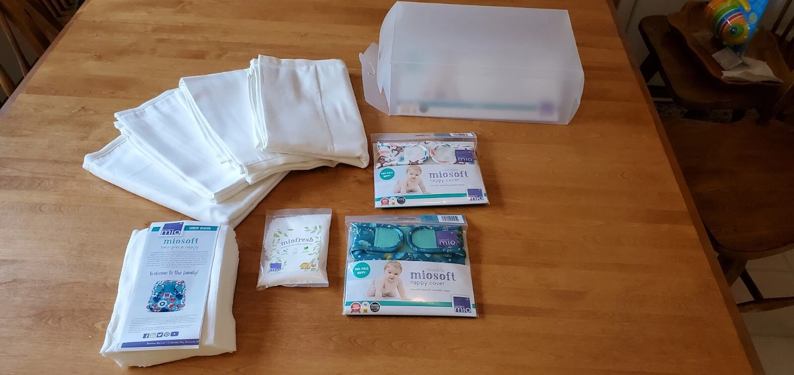 Bambino Miosoft Cloth Diapers Set Size 2 NEW
