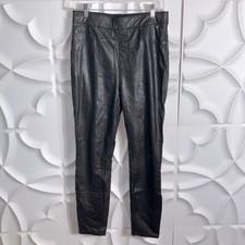 Spanx faux leather shiny legging pants sz M.  96 