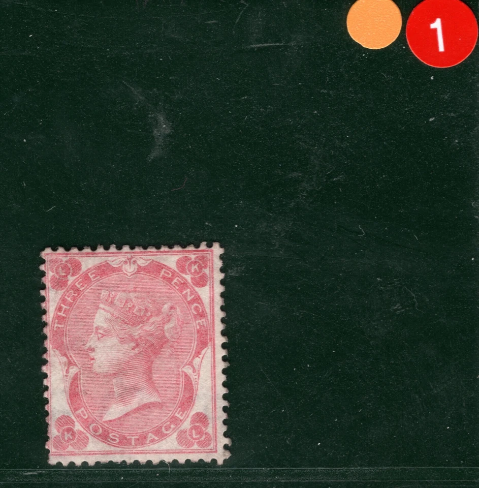 GB QV Stamp SG.77 3d Pale Carmine-Rose (1862) Mint LMM Cat £2,700 {samwells}YOR1 - Image 3 of 4