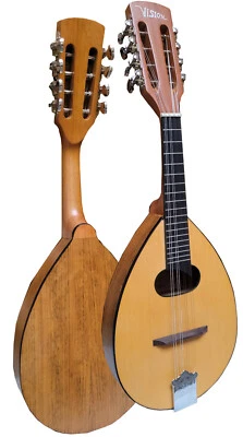 MSA Mandolina / Vientre Plano -Cuerpo en Nogal con Bolsa Borde Negro.