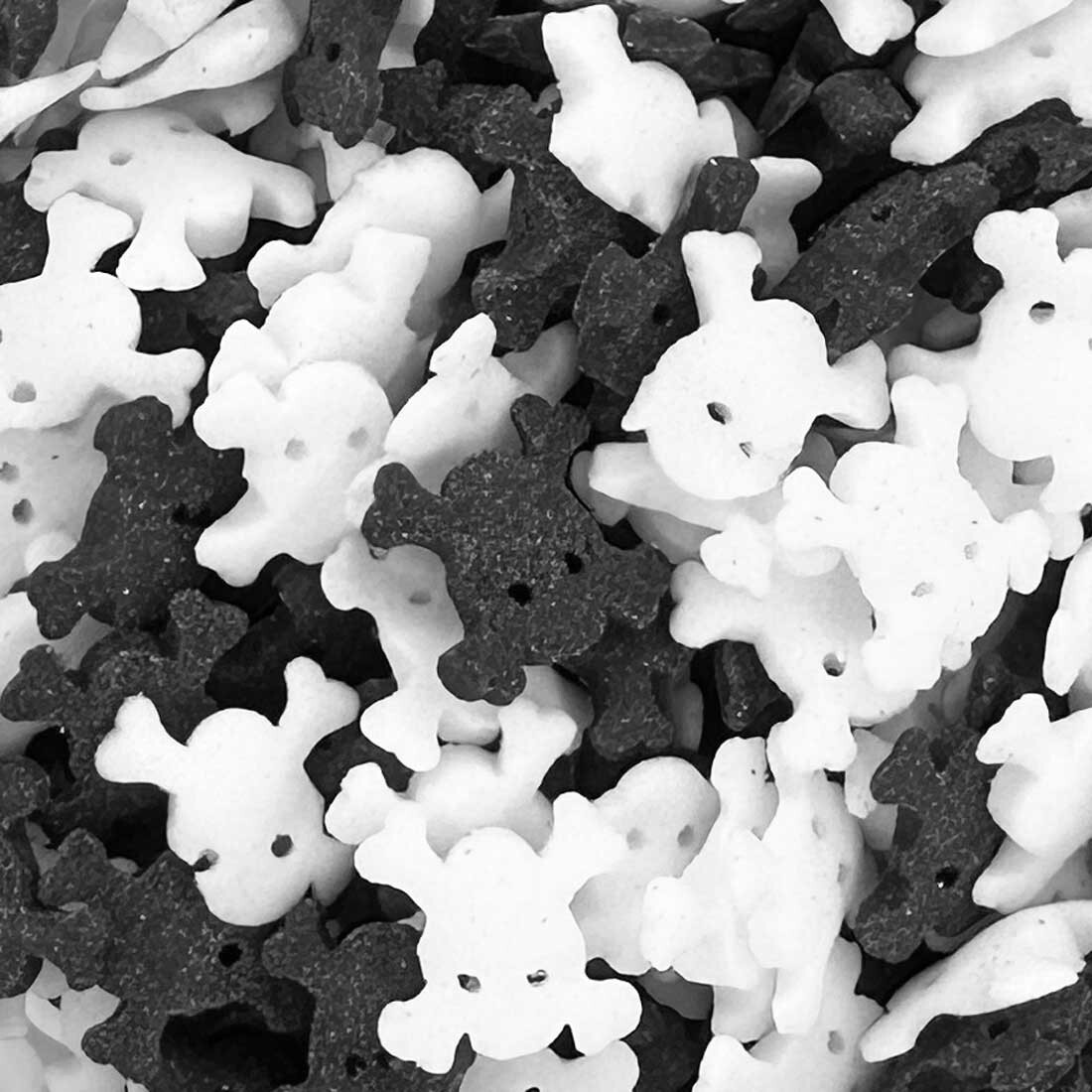 Skull & Crossbones Cake Sprinkles - 65g Edible Cupcake Sprinkles - Pirate Theme