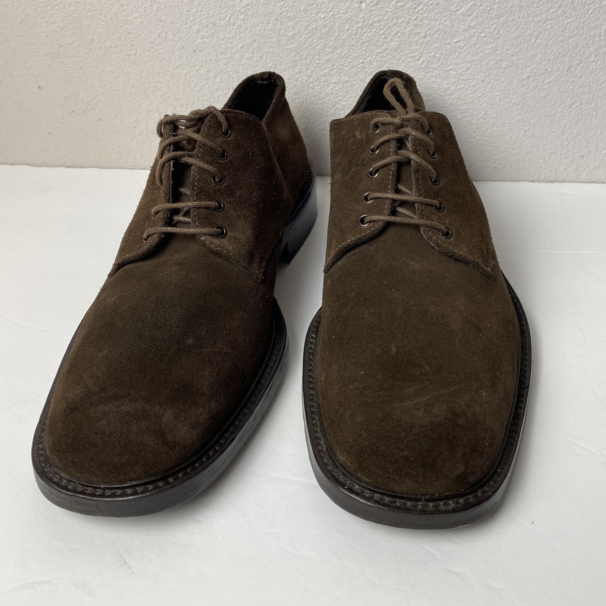 To Boot New York Adam Derrick Mens Brown Suede Oxford Shoes 