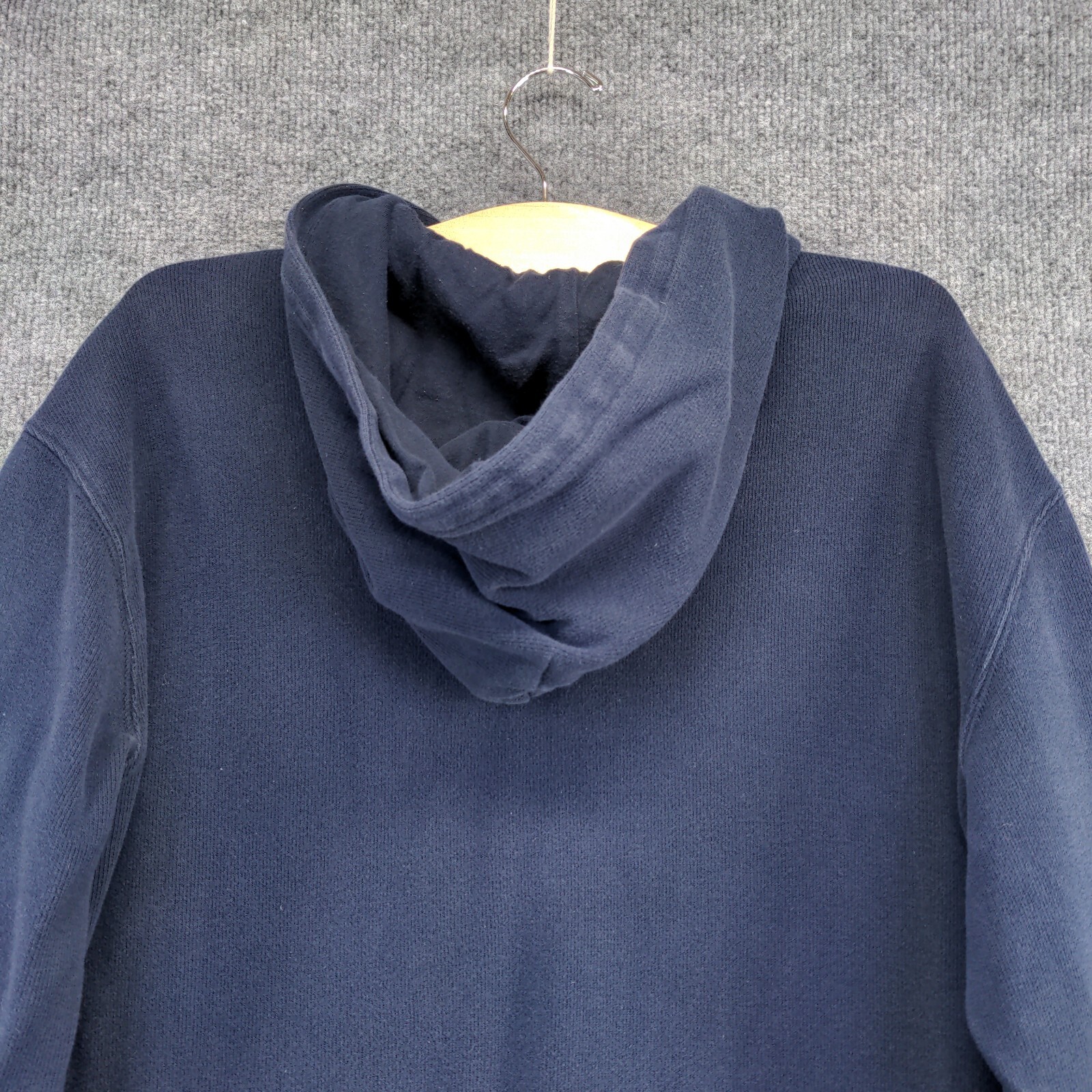 Polo Ralph Lauren uomo felpa con cappuccio blu taglia L ricamata logo pony cotone