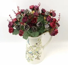 Artificial Rose Flower Bouquet Fake Plant Bunch Wedding Party Home Decor Xmas US