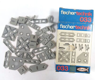 Vintage Fischertechnik 033 Complete Set   1971   W. Germany   8pcs   30033