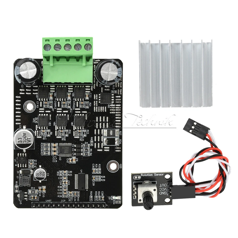 DC 6-80V BLDC 3-Phase DC Brushless Motor Controller 1600W 50A PWM Motor Driver - Bild 3 von 4
