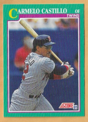 CARMELO CASTILLO MINNESOTA TWINS #608 - SCORE NM-MT 1991 | eBay