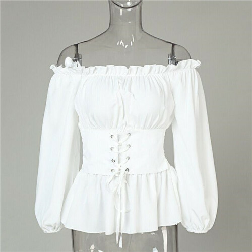 Top/Veste Rétro épaule Dénudée Victorien - Marque Black Sugar - Expédié De Paris - Taille Regular