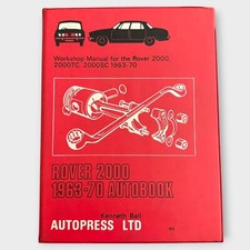 Rover 2000 Autobook Manual 1963–70 | 2000, TC, SC Models | Workshop Guide